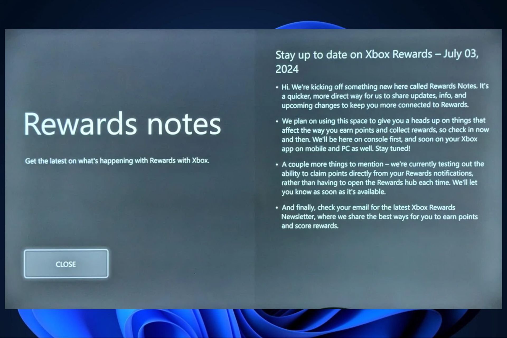 microsoft rewards notes