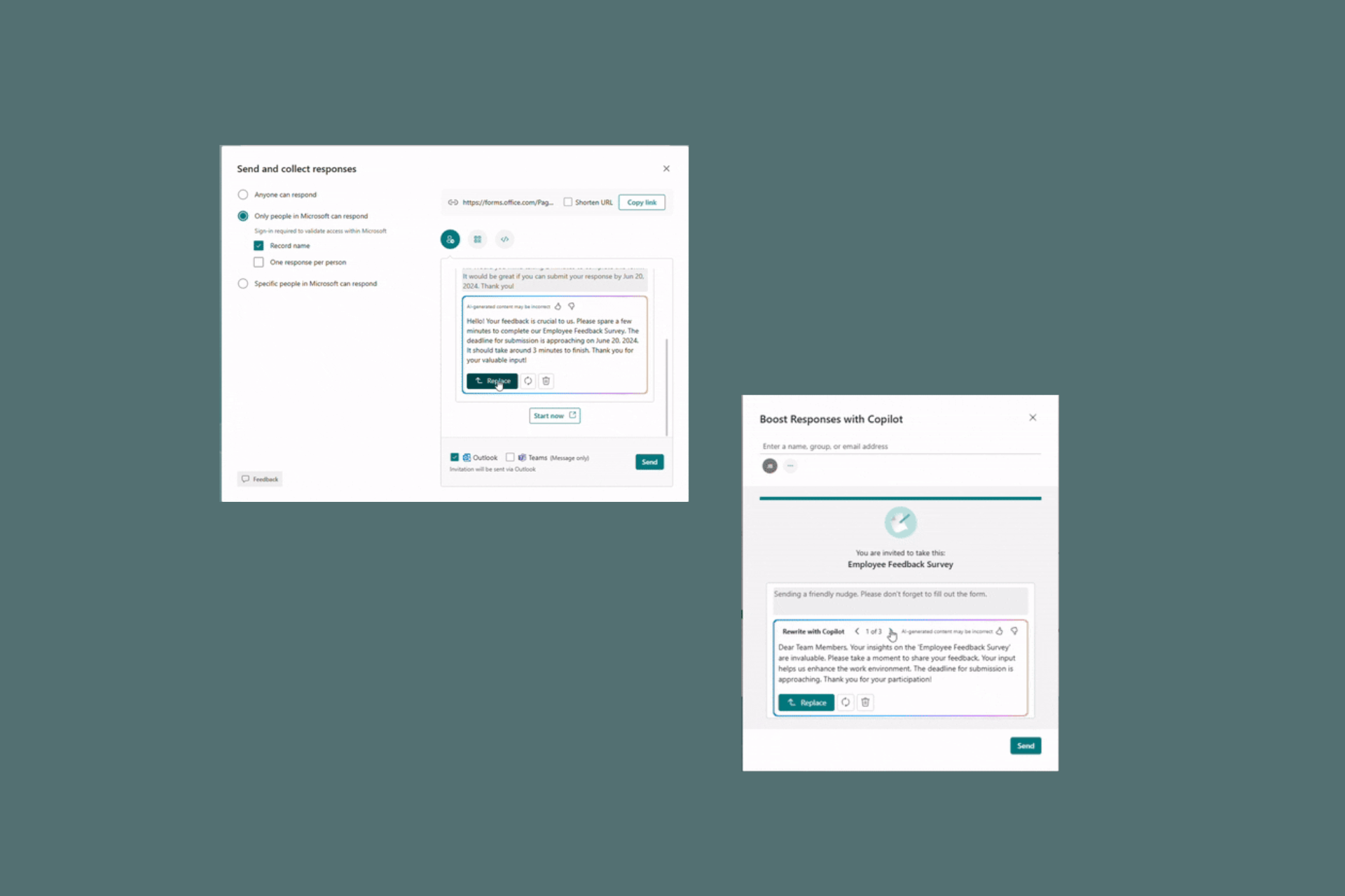 Copilot in Forms can now help you boost audience engagement