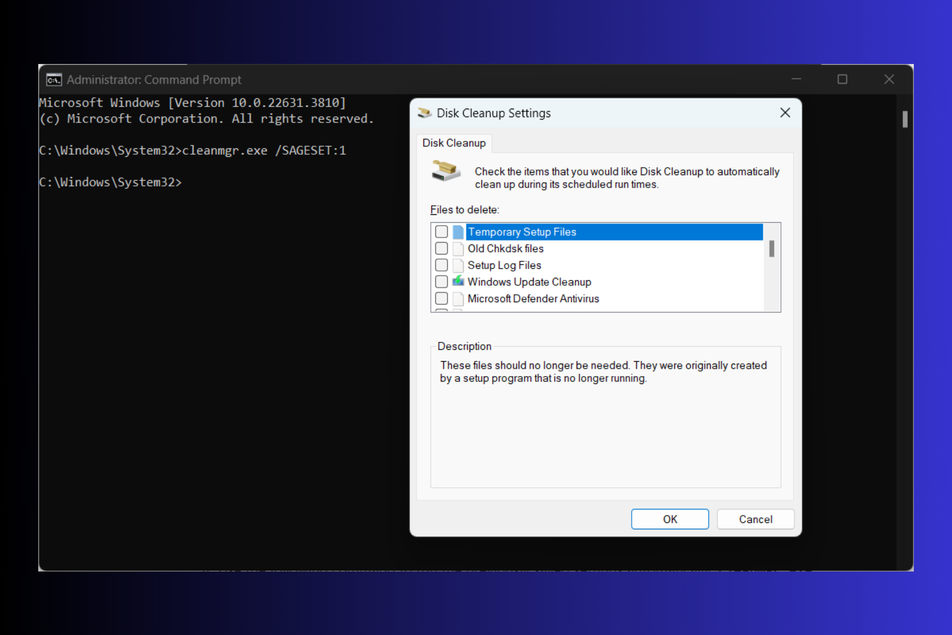 How to Run Disk Cleanup Command Line for Silent Execution