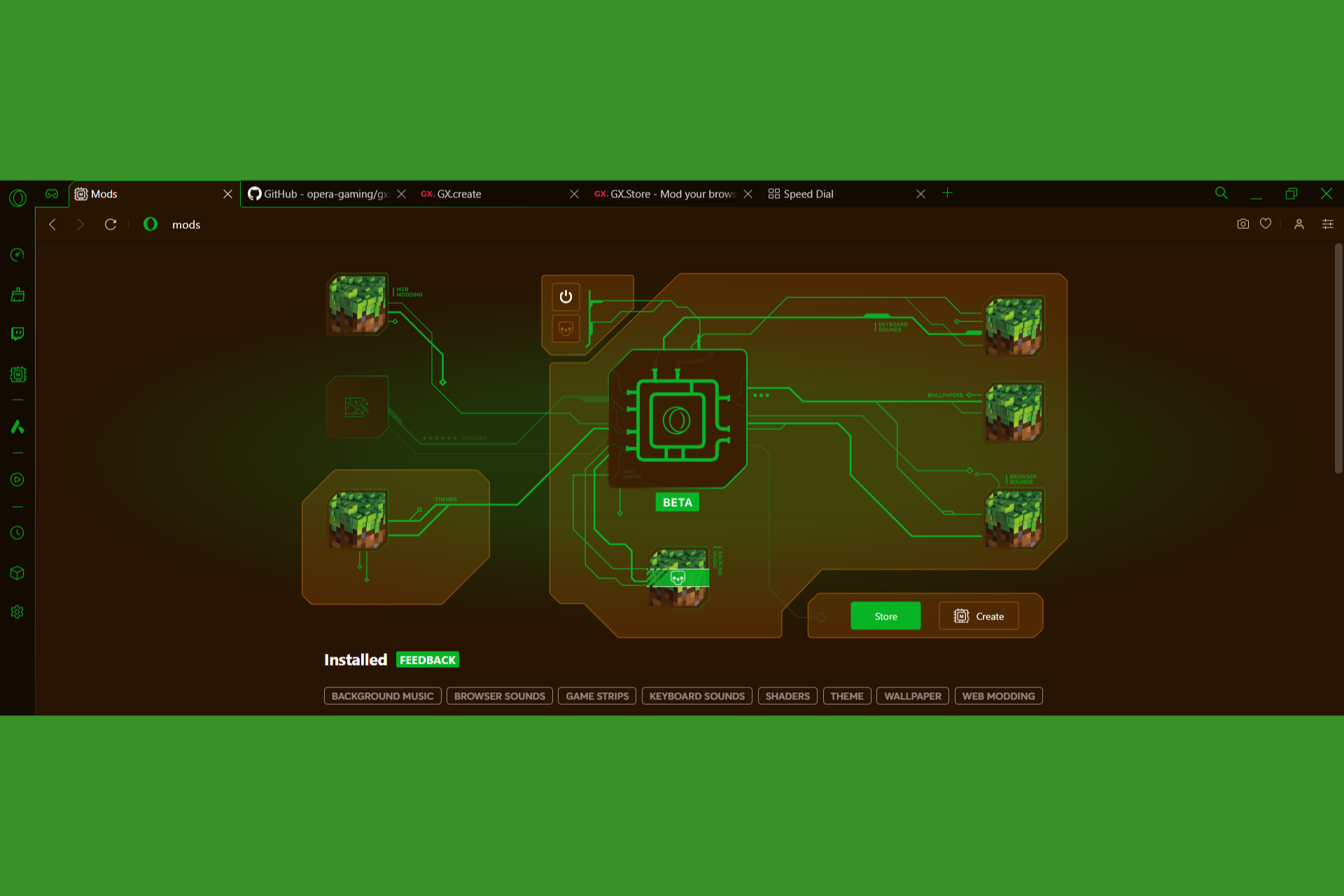 How to get and install Opera GX Mods